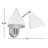 Elyse 2 - Light Dimmable Armed Sconce in White/Brass-1664939420-1664939421