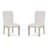 Dupoint 19.25'' H Fabric Upholstered Oak Parsons Chair