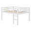 Lit mezzanine en bois avec échelle-1158495976