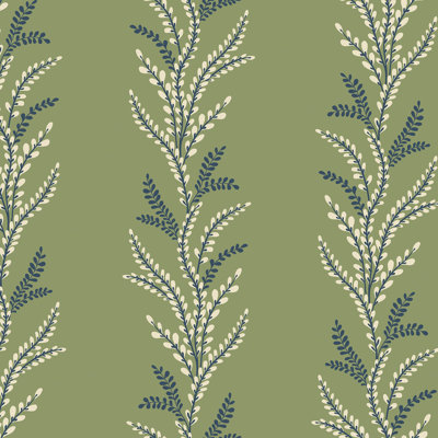 Mulberry Tree Exbury Blue Wallpaper