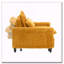 Fauteuil club en velours côtelé-1230842636