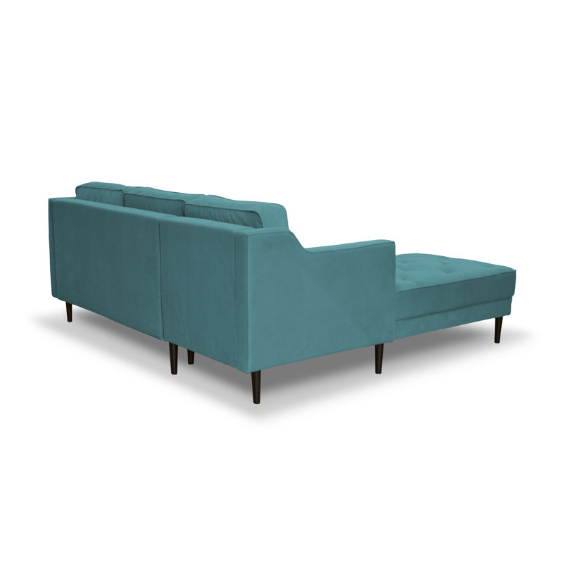 4 Seater Sofa Bed, Left Hand Facing, Teal
