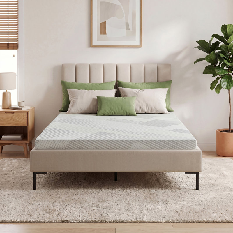 4 Inch Full Size Memory Foam Mattress Topper, with Removable Zippered Cover Skin-Friendly Fabric Non-Slip Base & Machine Washable Compressed Packing