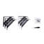4 Piece Wood Bracket Shelf-1216063266