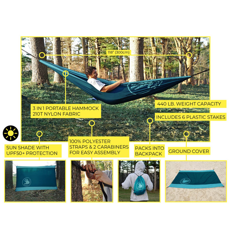 Double hamac de camping