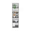 Bibliothèque TG, bureau, gris mat / blanc-1828826915