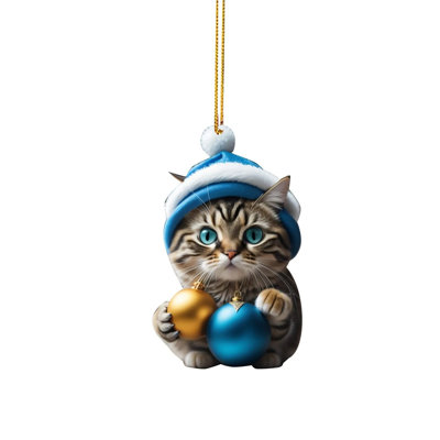 8pc Christmas Tree Ornament 2024  Christmas Ornament 2024 Acrylic Christmas Pendant  Hanging Ornaments For For Christmas Tree Holidays Party Car Home Decor