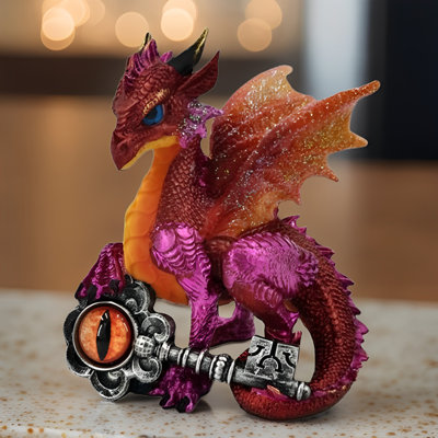 Figurine 4,75 "H DragonTreasure Guardian
