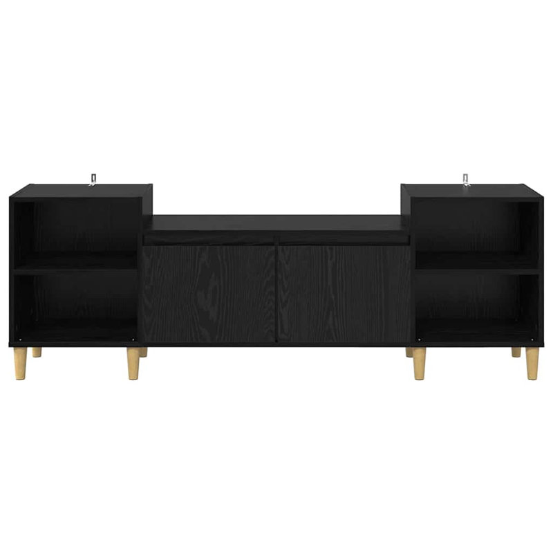 Unfinished TV Stand, 55cm H x 160cm L x 35cm W, Black Oak