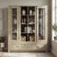 Vitrine à porte coulissante en verre
