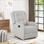 Fauteuils inclinables | Fauteuil inclinable manuel de 24,75 po de largeur | Conception compacte et intemporelle | Beige | Tissu