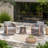 2 - Person Outdoor Swivel Rocking Seating Set With Cushions-1491758819