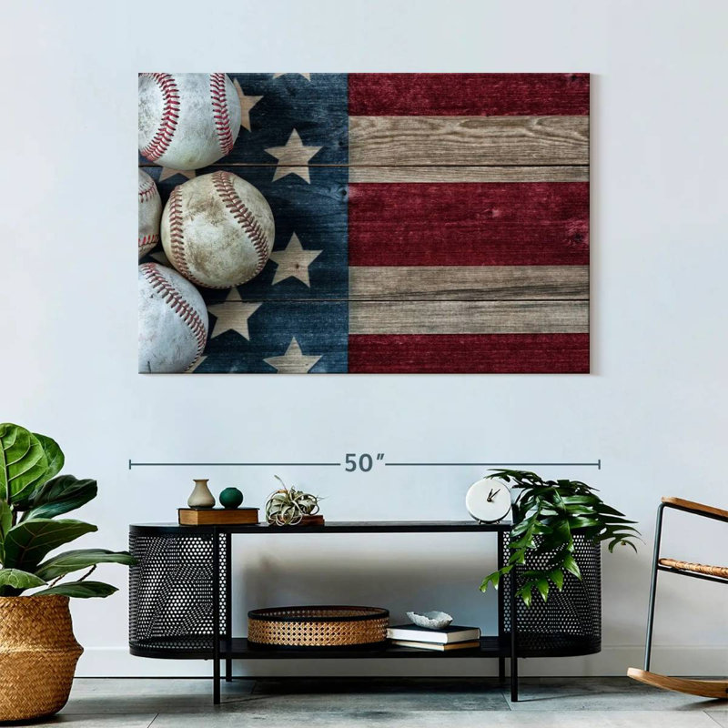 Borges American Baseball, 32" H x 48" W