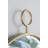 Circle Wall Mirror With Iron Frame-1453768887