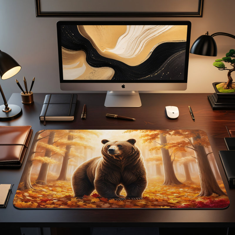 Polyester Desk Pad, 14.4x12.1