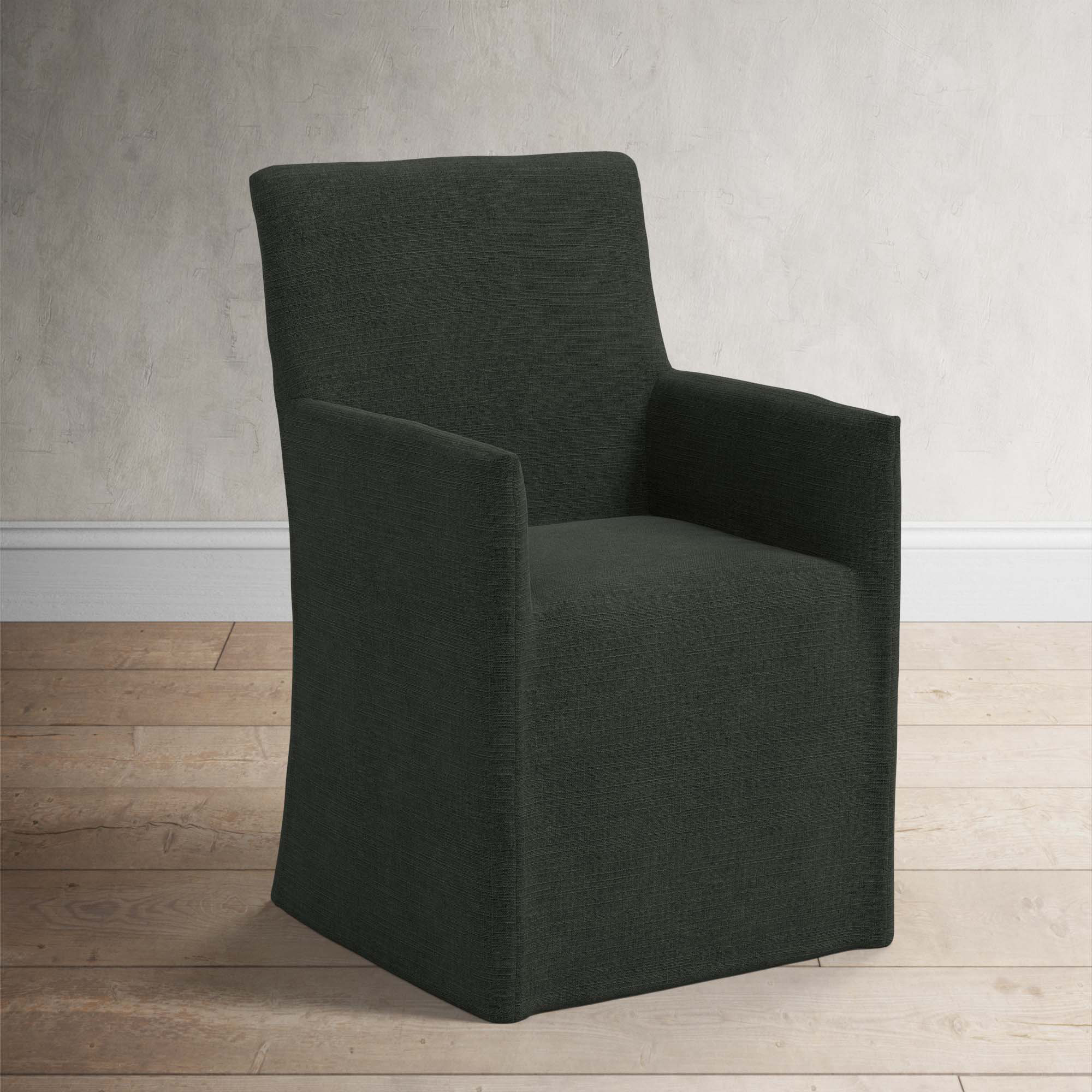 Ivanka Dining Chair, Classic Black Linen