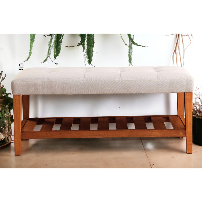 Banc rectangulaire Amolika, Grey