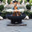 Harrogate Steel Wood Burning Fire Pit-1640684178