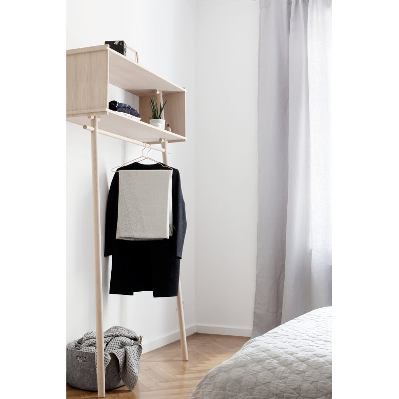 Tojbox Wardrobe (Small), White Oak