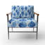 Chaise d'appoint Coastal - Fauteuil Ikat-301077653