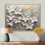 Moniesha crème et rhododendron doré radiant II - art mural grand rhododendron-134098654-156890588-134098640