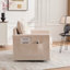 Fauteuil demi-tonneau pivotant de style Mid-Century moderne-1002184372