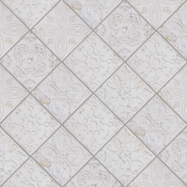 Aevum 8" x 8" Ceramic Metal Look Wall Tile