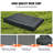VEVOR 1'' Polyester Cover Retractable Trailer Awning-100650461