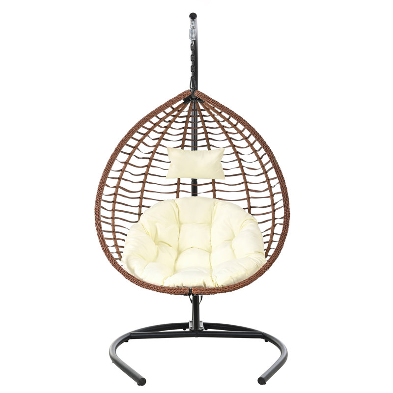 Fauteuil à œufs hamac avec support pliable en U