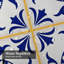 Rideau de douche marocain avec 12 crochets Gorgeous Tiles-1534618811
