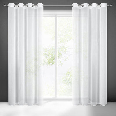 Kassee Sheer Curtain Single Panel