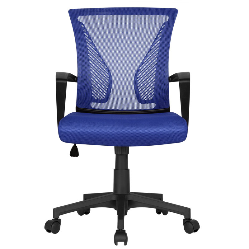 Mid-back Mesh Office Chair, Blue/Black