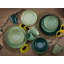 NATURE COLLECTION Porcelain China Dinnerware Set 16 Piece - Service for 4