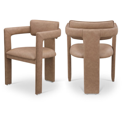Chaise en cuir Exilda