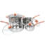 Gibson Home Ansonville 8 Piece Stainless Steel Cookware Set With Rose Gold Handles