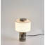 Ensemble de 2 lampes de table en marbre naturel sans fil, à intensité variable, à intensité variable, 3 lumières à DEL avec abat-jour en lin pour bureau de table de chevet
