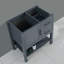 Meuble-lavabo pour salle de bain 30 po gris