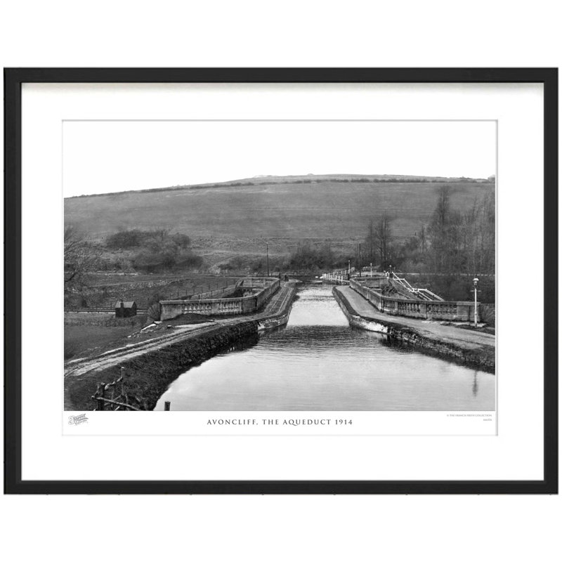Avoncliff, The Aqueduct 1914 - Single Picture Frame Print, 28cm H x 36cm W x 2.3cm D