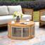 Outdoor Round Solid Wood Side Table-845829829