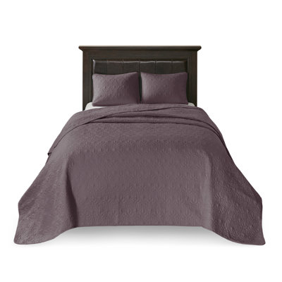 Reversible Bedspread Set Purple King