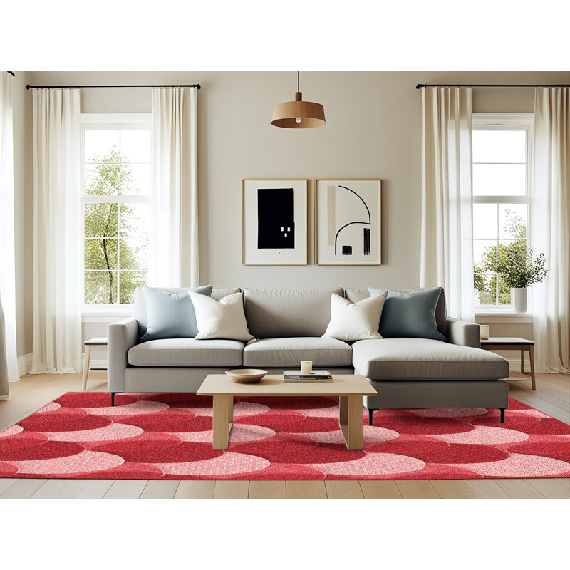 Performance Wool Abstract Indoor Rug, Rectangle 6' x 9'
