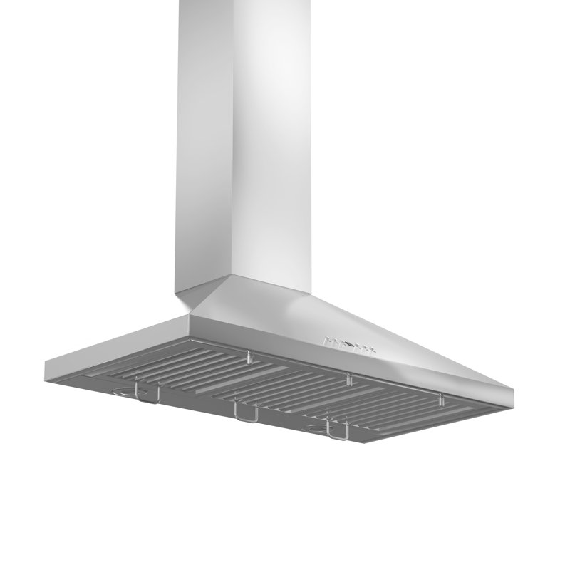  ZLINE Convertible Vent Convertible Vent Wall Mount Range Hood in Stainless Steel with Crown Molding, 30"