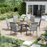 Ensemble repas pour 6 personnes avec chaises empilables