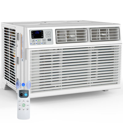14,000 Btu Window Air Conditioner,700 Sq.ft Fast Cooling, 24H Timer, Dehumidifier, Energy Saving, Remote, For Living/Bedroom/Office