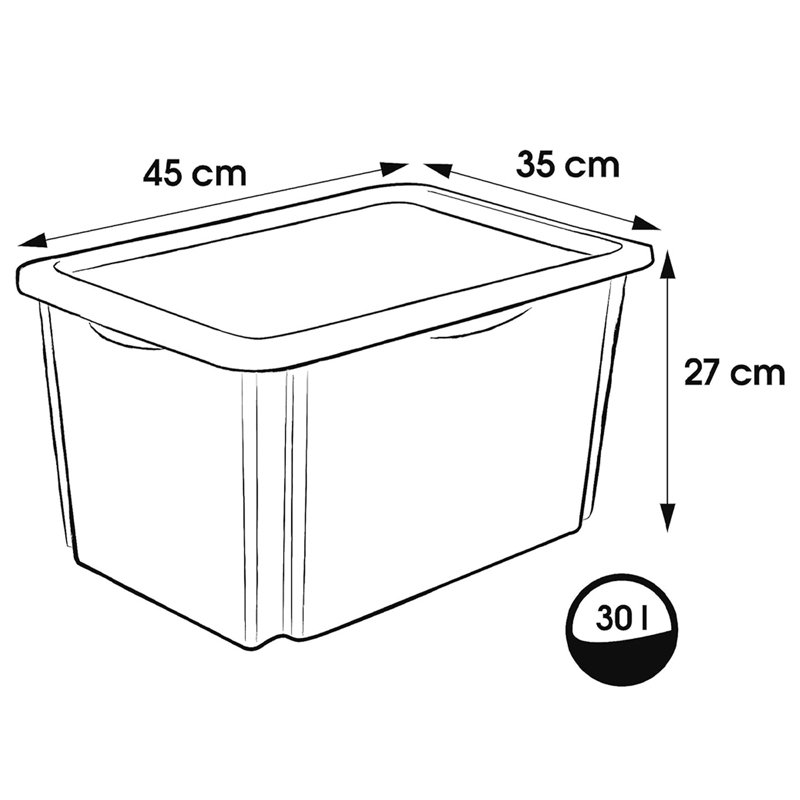 Keeeper Plastic Decorative Bin
