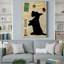 « Scottie silhouette »-impression sur toile-664746876