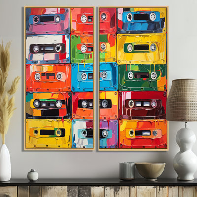 Cassette Tapes Retro Rhythms V - Fashion Cassette Tapes, art mural