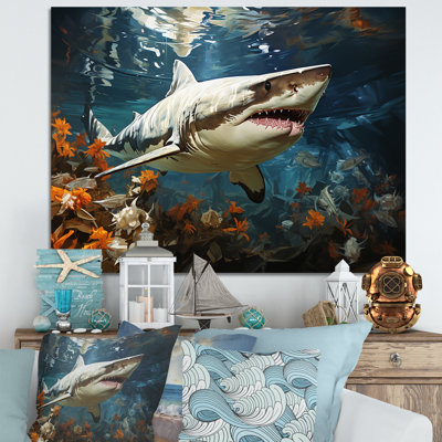 " Shark Ballet Painting "