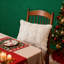 Cotton White Rectangular Backrest Pillow Case
