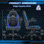 Chaise de bureau ergonomique en cuir synthétique avec support lombaire Gaming Chair-PU-73017384